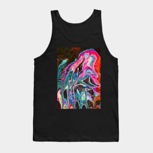 Momma & Baby Octopuses - Fluid Art Tank Top